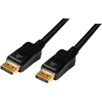 Cablu video Logilink DisplayPort Male - DisplayPort Male, v1.2, 20m, activ, negru