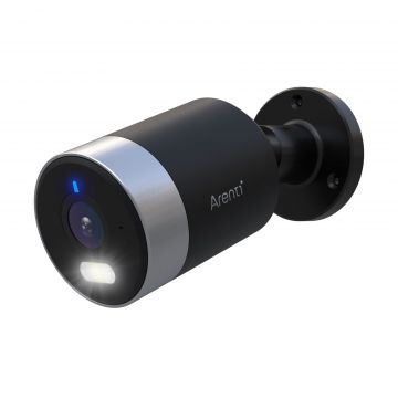 camera de supraveghere pentru exterior arenti outdoor1, smart, wifi, 2k+, 4mp, ip65, proiector led, pir, vedere nocturna color