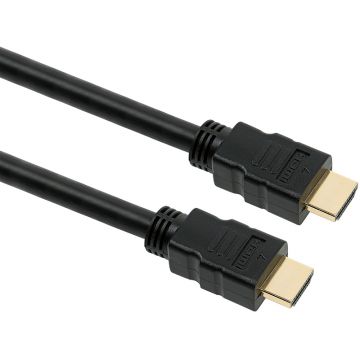 Cablu video A+ HDMI Male - HDMI Male, v1.4, 20m, Ethernet, negru