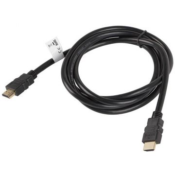 Cablu video Lanberg HDMI Male - HDMI Male, v1.4, 15m, negru