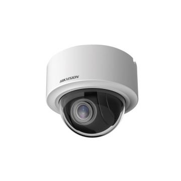 Camera supraveghere IP Dome PTZ Hikvision DS-2DE3204W-DET5B, 2 MP, 2.8-12 mm, slot card, PoE, 4x, detectare miscare