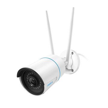 RESIGILAT - Camera supraveghere IP WiFi Reolink RLC-510WA, 5 MP, IR 30 m, 4 mm, slot card, detectie oameni/vehicule, microfon