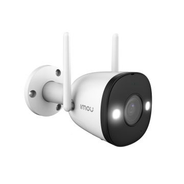 Camera supraveghere wireless IP WiFi Full Color Imou Bullet 2 IPC-F42FEP, 4 MP, lumina alba 30 m, 2.8 mm, microfon, sirena, spotlight, detectie umana