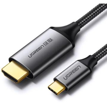 Cablu video Ugreen USB-C Male - HDMI Male, 1.5 m, Negru