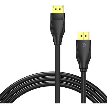 Cablu video Vention DisplayPort Male - DisplayPort Male, 8/4K@60/120Hz, 5 m, negru