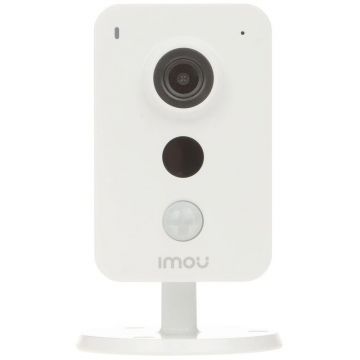 Camera De Supraveghere Interior WiFi Cube 4mp PoE  IP 2k MicroSD Audio Bidirectional Alb