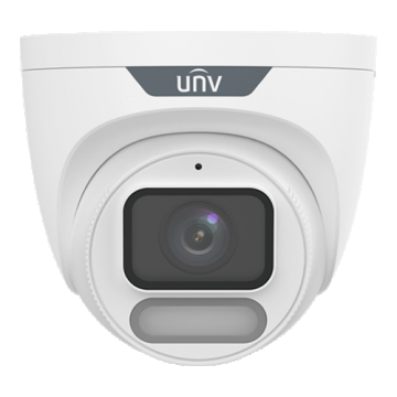 Camera supraveghere IP 4MP, Wise-ISP, ColorHunter, lentila 2.8mm, WL 30m, Mic, color 24/7 - UNV IPC3624LE-ADF28K-WP