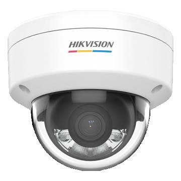 Camera supraveghere IP ColorVu, 2MP, PoE, lentila 2.8mm, WL 30m, IK10 - Hikvision DS-2CD1127G0-L-2.8mm