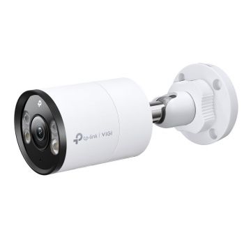 Camera supraveghere IP exterior TP-LINK Full Color VIGI C385, 4K, 4 mm, IR/lumina alba 30 m, microfon si difuzor, detectie si clasificare om/vehicul, slot card, vizualizare de pe telefon, PoE