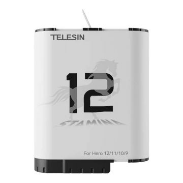 High performance stamina battery TELESIN for GoPro Hero 12/11/10/9