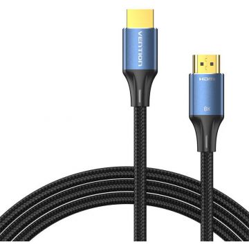 Cablu video Vention HDMI Male - HDMI Male, 2 m, albastru