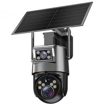 Camera de supraveghere iSEN INGENIC T40N cu panou solar, 4G, Zoom Optic 10X, 1080P, 350 90 , Detectie miscare, Night Vision, Aplicatie dedicata