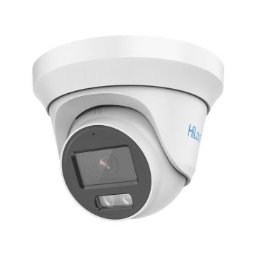 Camera supraveghere Dome Hikvision HiLook ColorVu THC-T259-MS, 5 MP, 2.8 mm, lumina alba 40 m, microfon