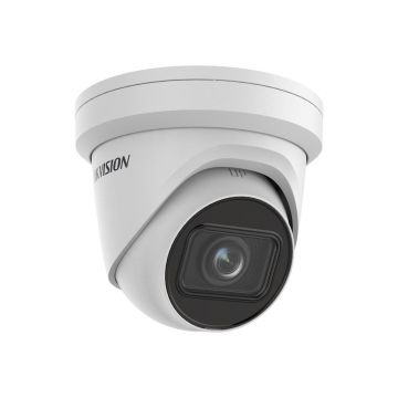 Camera supraveghere IP Acusense Hikvision DS-2CD2H23G2-IZS, 2 MP, IR 40 m, PoE, 2.8 - 12 mm, slot card