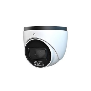 Camera supraveghere IP Dome TVT TD-9544C2(PE/WR2) , 4 MP, 2.8 mm, lumina alba 30 m, microfon, slot card, PoE