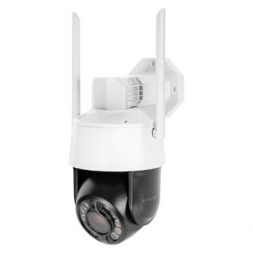 Camera supraveghere IP PTZ Wi-Fi, Exterior, 5 MP, IR 10 m, Slot Card SD, Microfon, Difuzor - Kruger&Matz Connect C110