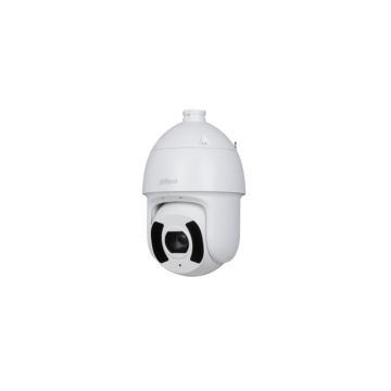 Camera supraveghere IP Speed Dome Dahua Starlight PTZ SD6CE445GB-HNR, 4MP, 3.95 - 177.75 mm, IR 250 m, detectie faciala, slot card, PoE+, auto tracking, 45x