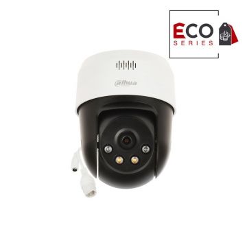 Camera supraveghere IP Speed Dome PT Dahua Eco Series Smart Dual Light WizSense SD2A500NB-GNY-A-PV, 5 MP, 4 mm, IR/lumina alba 30 m, detectie om, microfon si difuzor, alarma vizuala/sonora, slot card, vizualizare de pe telefon, PoE