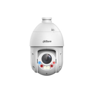 Camera supraveghere IP Speed Dome PTZ Dahua WizSense Starlight SD4E425GB-HNR-A-PV1, 4MP, 5 - 125mm, IR/lumina alba 100m/50m, 25x zoom, slot card, auto-tracking, recunoastere faciala, PoE+