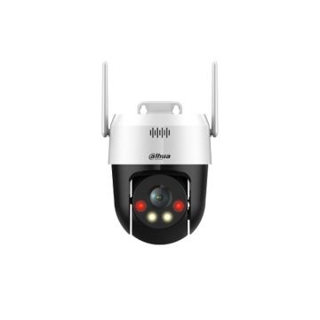 Camera supraveghere IP WiFi PT Dahua Full Color Smart Dual Light Active Deterrence SD2A200HB-GN-AW-PV-0400-S2, 2 MP, 4 mm, IR/lumina alba 30 m, detectie umana, slot card, alarma acustica si vizuala, microfon, vizualizare de pe telefon