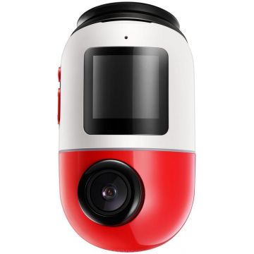 Camera video auto 70Mai Omni X200, filmare 360⁰, 128GB, detectie AI miscare, GPS&ADAS, control vocal (Rosu)