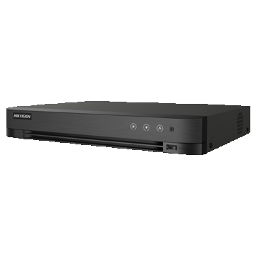 DVR AcuSense, 4 canale analog max. 8MP 4K, 1xSATA, 2 ch IP max. 4K, AUDIO, Alarma, 1U - HIKVISION iDS-7204HUHI-M1-X(4A+4/1ALM)