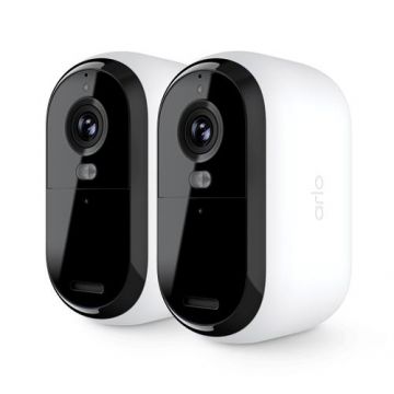 Set 2 camere de securitate pentru exterior Arlo VMC2252-100EUS Essential Gen.2 XL, 1080p (Alb)