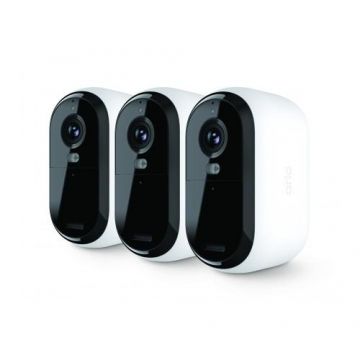 Set 3 camere de securitate pentru exterior Arlo Essential Gen.2 VMC3250-100EUS, 4 MP, Wi-Fi, Microfon (Alb)