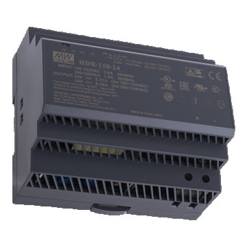 Sursa de alimentare in comutatie, 24V / 6.25A, sina DIN - MEAN WELL HDR-150-24