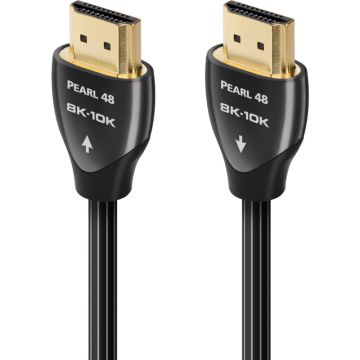 Cablu video Audioquest Pearl 48, HDMI Male - HDMI Male, v2.1, 1.5m, negru-gri