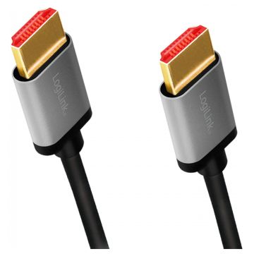 Cablu video Logilink HDMI Male - HDMI Male, v2.1, 3 m, Negru