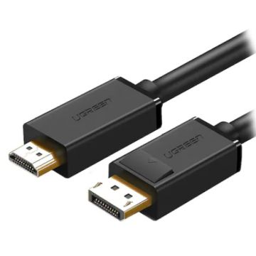 Cablu video Ugreen DisplayPort Male - HDMI Male, 1.5 m, Negru