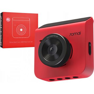 Camera Auto Dash Cam A400 2K Wi-Fi Afisaj 2inch Rosu