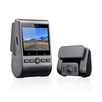 Camera auto fata/spate WI-Fi Viofo A129 PLUS DUO-G, 4 MP frontal, 2 MP camera spate, 2.4 GHz, Night Vision, control de pe telefon