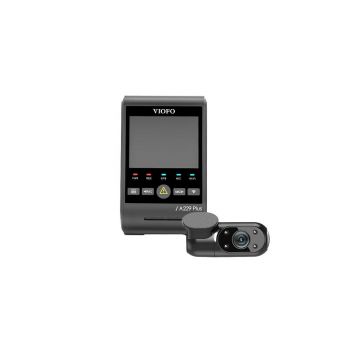 Camera auto Wi-Fi dual band fata/interior Viofo A229 PLUS 2CH-IR, 5MP + 2 MP, 2.4 - 5 GHz, GPS Logger, Night Vision, IR, control vocal, slot card