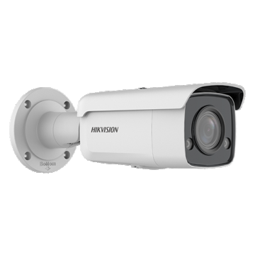 Camera de supraveghere Hikvision DS-2CD2T87G2-L-4mm, IP, 4K, ColorVu, 8.0 MP, lentila 4mm, IR 60 metri (Alb)