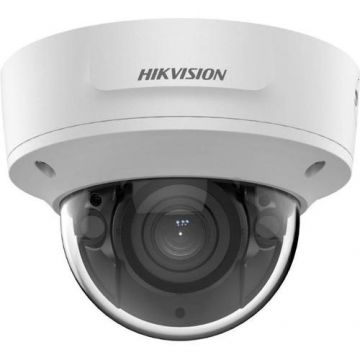 Camera de supraveghere IP Acusense 6 MP, lentila 2.8-12mm, IR 40 metri, slot SD-Card, IK10, Hikvision DS-2CD2763G2-IZS-2.8-12mm (Alb)