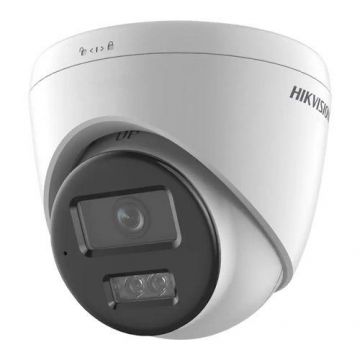 Camera Hikvision DS-2CD1383G2-LIUF(4mm), IP, 8MP, lentila 4mm, Smart Hybrid Light, IR 30m, lumina alba 30m, PoE, slot card, microfon (Alb)