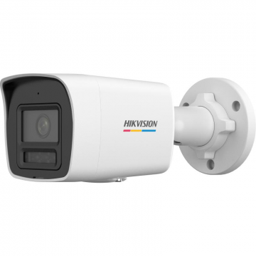 Camera IP 4MP ColorVu, Smart Hybrid Light, lentila 4mm, IR 30m, Lumina Alba 30m, Microfon, PoE - Hikvision DS-2CD1047G2H-LIU(4mm)