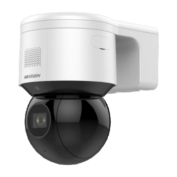 Camera PTZ IP Hikvision DS-2DE3A404IWG-E DarkFighter, 4MP, X4, IR 50m, WL 6m, Audio, Alarm, Microfon (Alb)