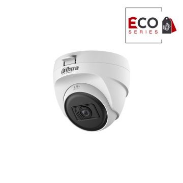 Camera supraveghere Dome Dahua Eco Series HAC-T1A21-U-0280B, 2 MP, 2.8 mm, IR 25 m, instalare rapida