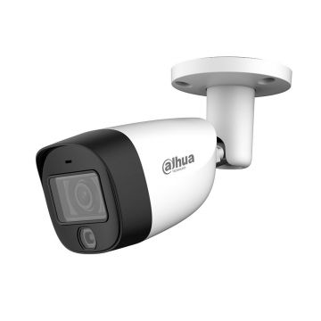 Camera supraveghere exterior Dahua HAC-HFW1801CM-IL-A-0280B-S2, 4K, 2.8 mm, IR/lumina alba 20 m, microfon