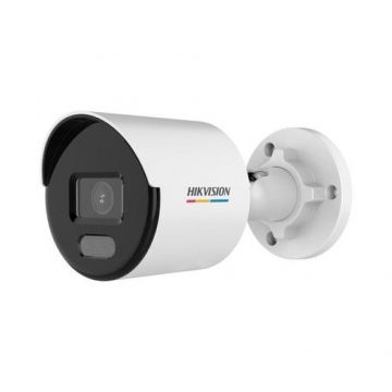 Camera supraveghere exterior IP HikVision ColorVu DS-2CD1047G2-L(2.8MM), 4 MP, 2.8 mm, IR 30m, PoE (Alb)