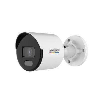 Camera supraveghere exterior IP Hikvision ColorVU DS-2CD1057G0-LUF(2.8MM)(C), 5 MP, 2.8 mm, lumina alba 30 m, slot card, microfon, PoE