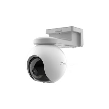 Camera supraveghere exterior IP Wireless PT EZVIZ CS-HB8-2K+, 4 MP, 4 mm, IR 15 m, acumulator 10.400 mAh, sirena, auto-tracking