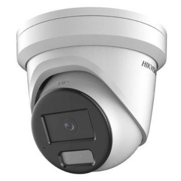 Camera supraveghere Hikvision DS-2CD2347G2H-LI(4mm)(eF), IP, 4MP, Smart Hybrid Light, ColorVu, IR 30m, Lumina Alba 30m, Lentila 4mm (Alb)