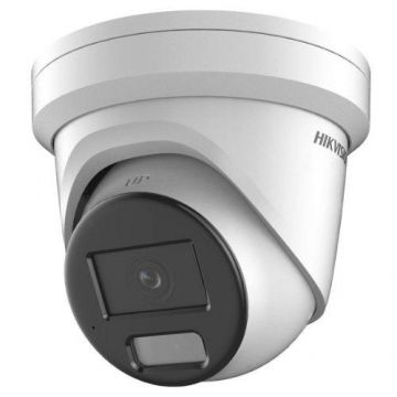 Camera supraveghere Hikvision DS-2CD2387G2H-LIU(4mm)(EF), IP 8MP, lentila 4mm, IR 40m, microfon, PoE, ColorVu (Alb)