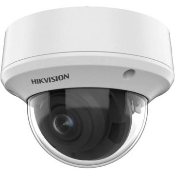 Camera supraveghere Hikvision DS-2CE5AU1TVPIT3ZF, 8.29 MP, Infrarosu 60m lentila 2.7-13.5mm (Alb)