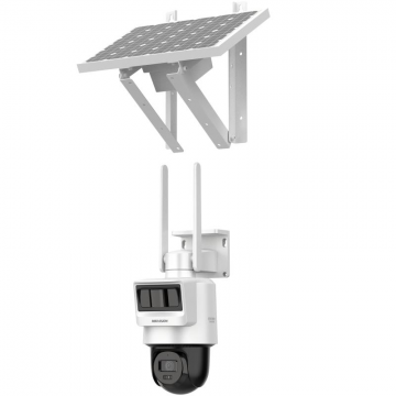 Camera supraveghere Hikvision DS-2DE2C400IWG-K/4G/C05S10 2.8mm + panou solar