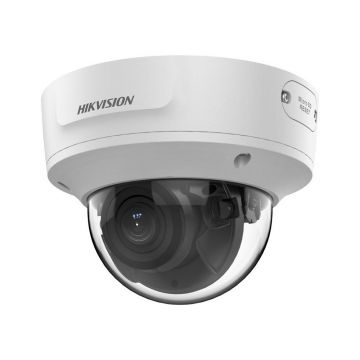 Camera supraveghere IP Dome Hikvision AcuSense DS-2CD2723G2-IZSD, 2 MP, 2.8-12 mm motorizata, IR 40 m, clasificare om/vehicul, slot card, PoE